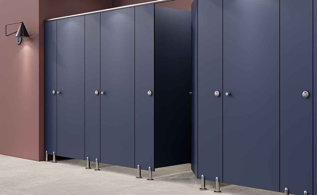toilet partition system, toilet partition, toilet panel, toilet cubicle